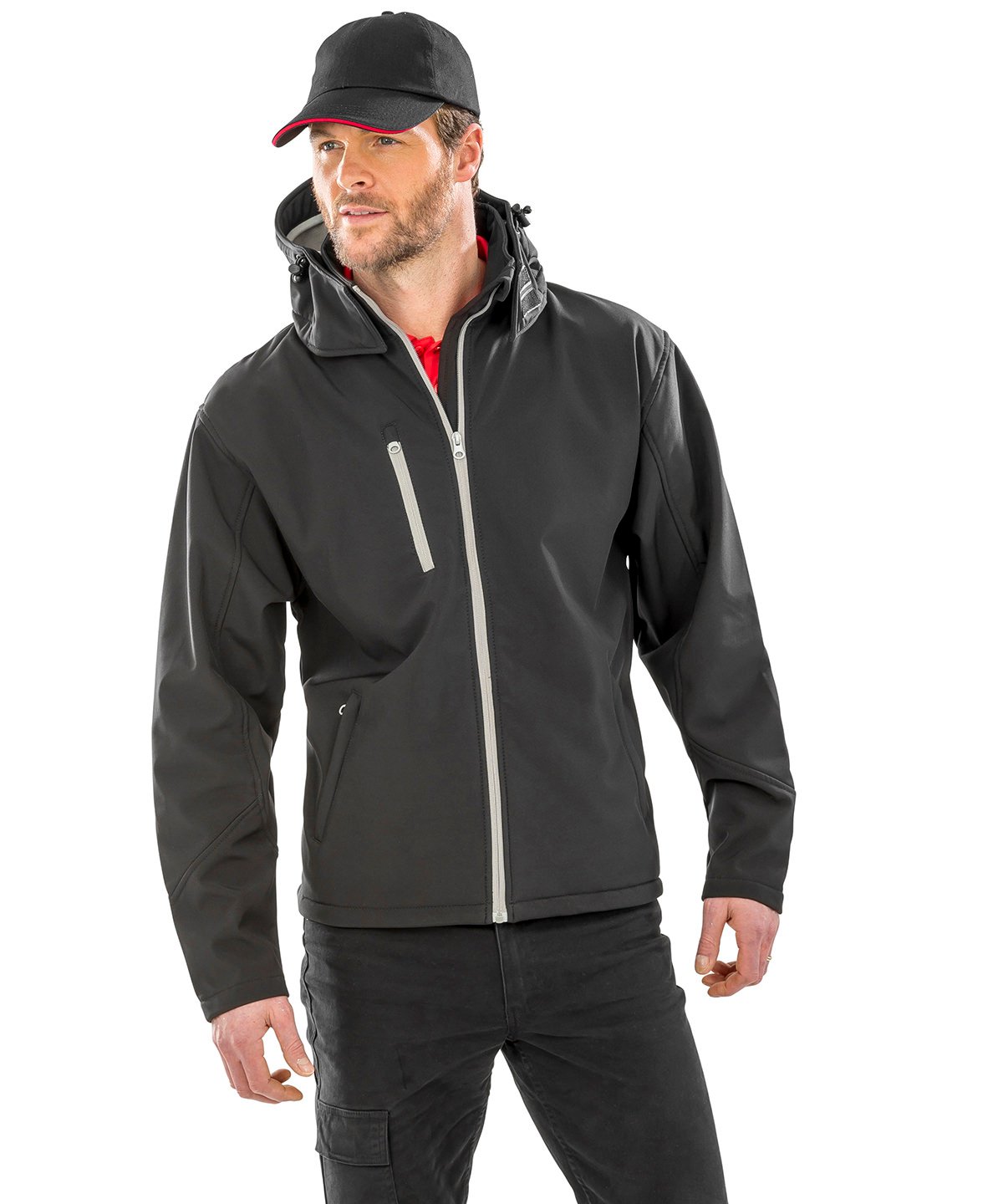 Result Core TX performance hooded softshell jacket